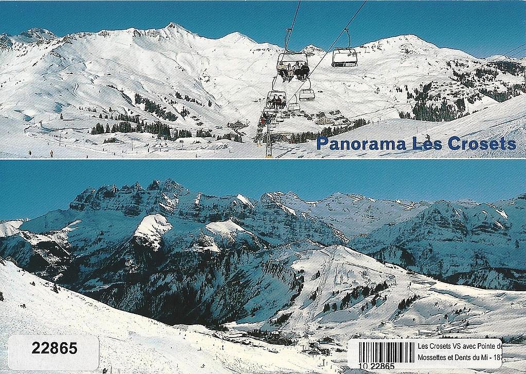 Postcards 22865 w Les Crosets