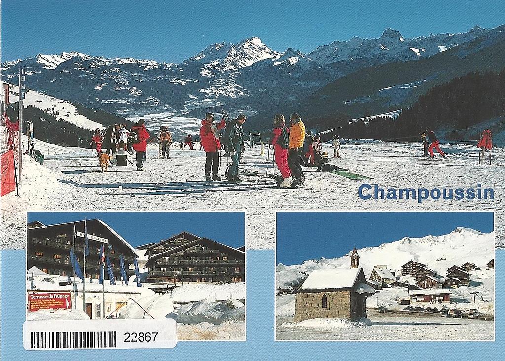 Postcards 22867 w Champoussin