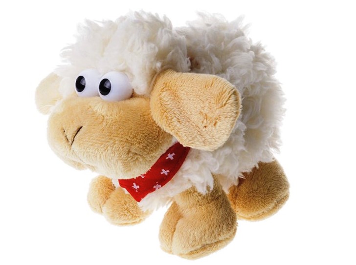 Peluche Mouton avec bandana ~15cm