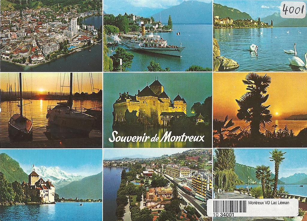 Postcards 04001 Montreux - Lac Léman