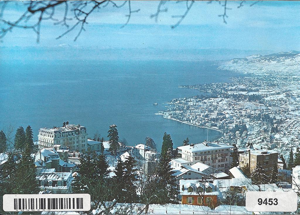 Postcards 09453 w Le Léman, Glion, Clarens