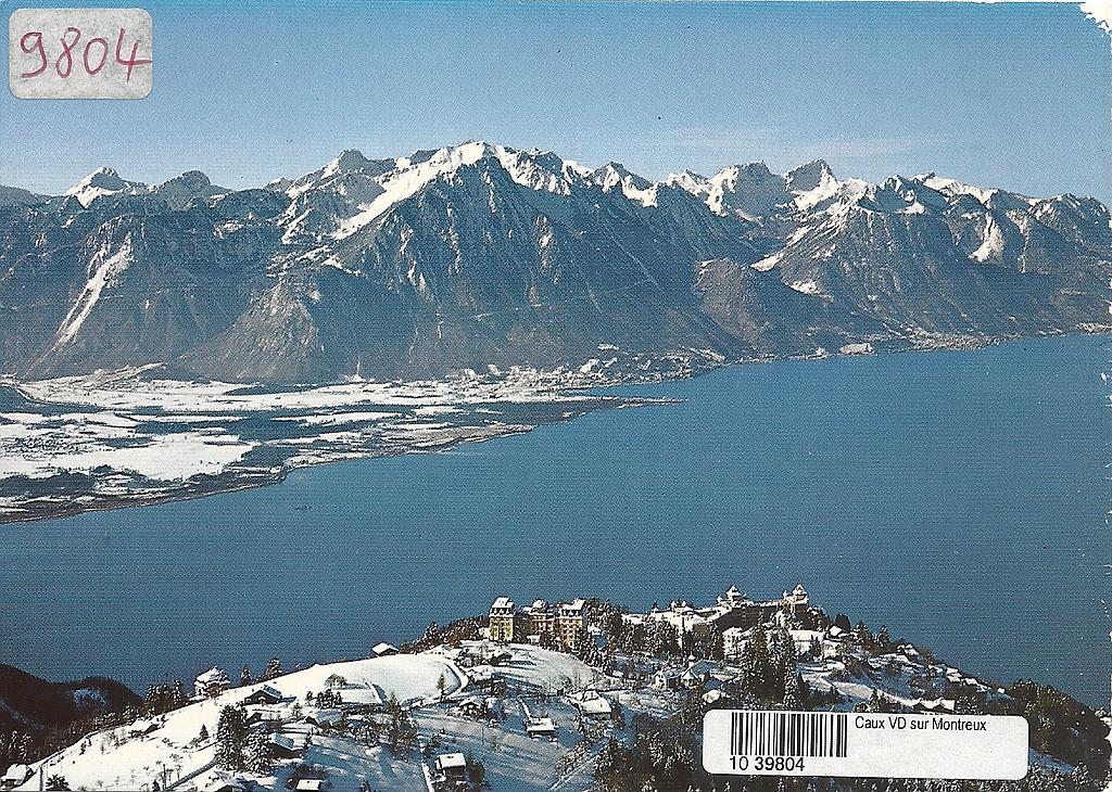 Postcards 09804 w Caux sur Montreux