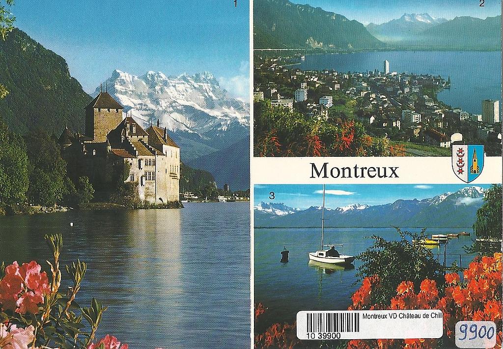 Postcards 09900 Montreux - Château de Chillon