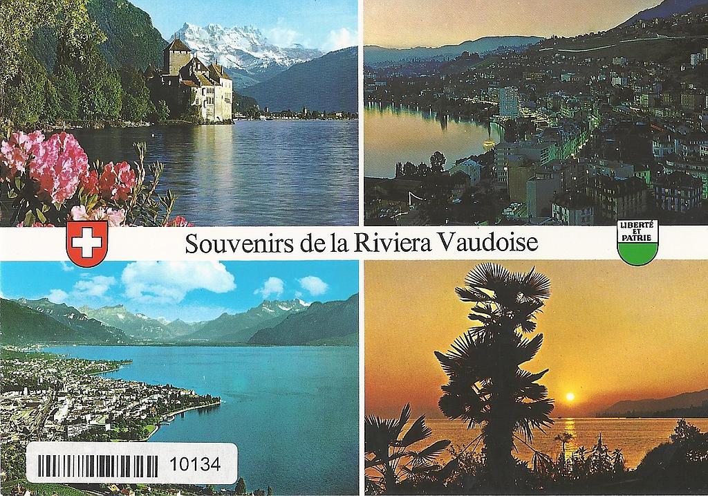 Postcards 10134 Souvenirs de la Riviera Vaudoise