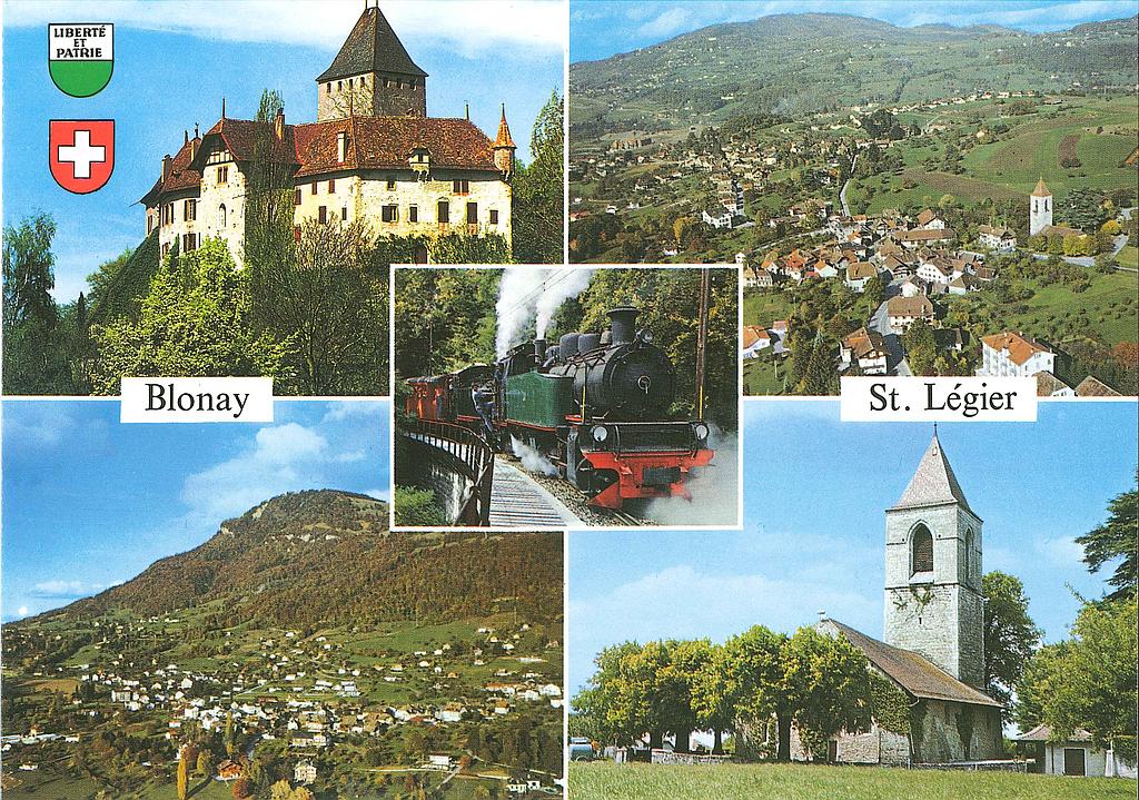 Postcards 10325 Blonay et St-Légier