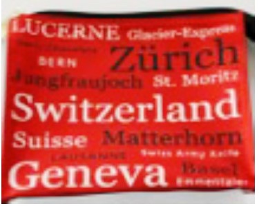 Petite trousse de toilette "Switzerland"