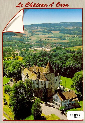 Postcards 11027 Oron, Château