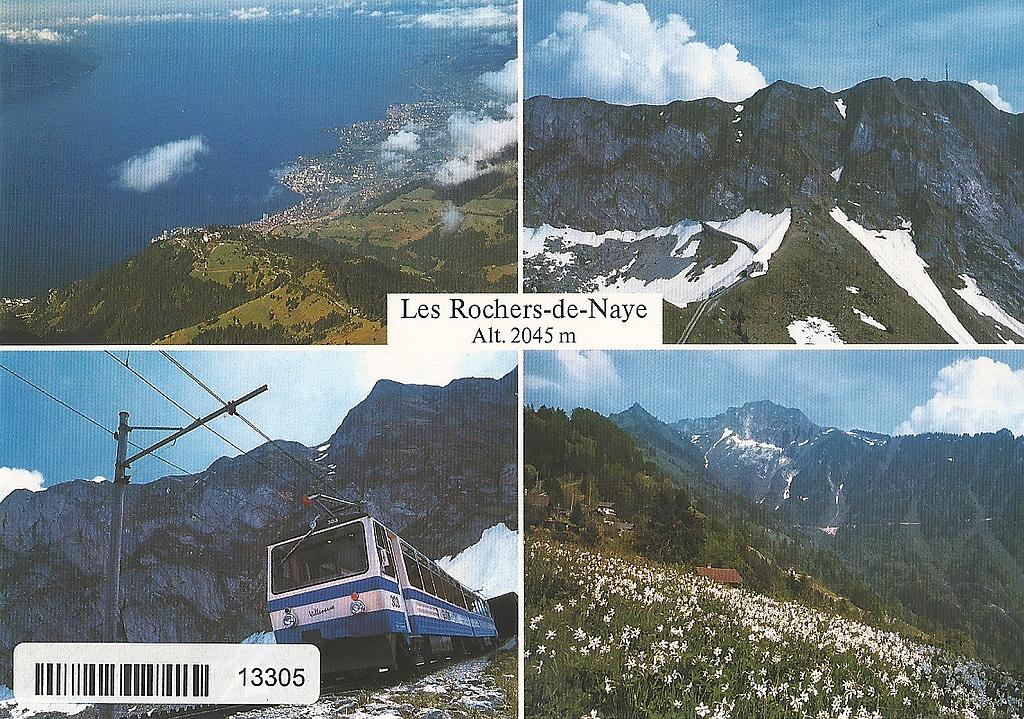 Postcards 13305 Rochers de Naye