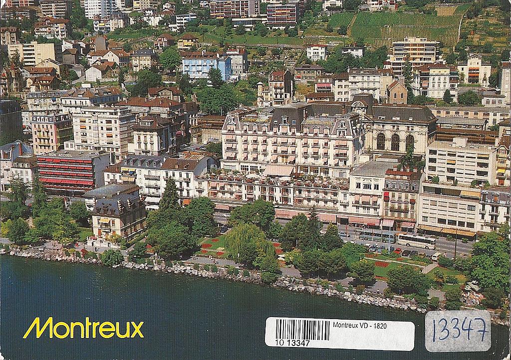 Postcards 13347 Montreux