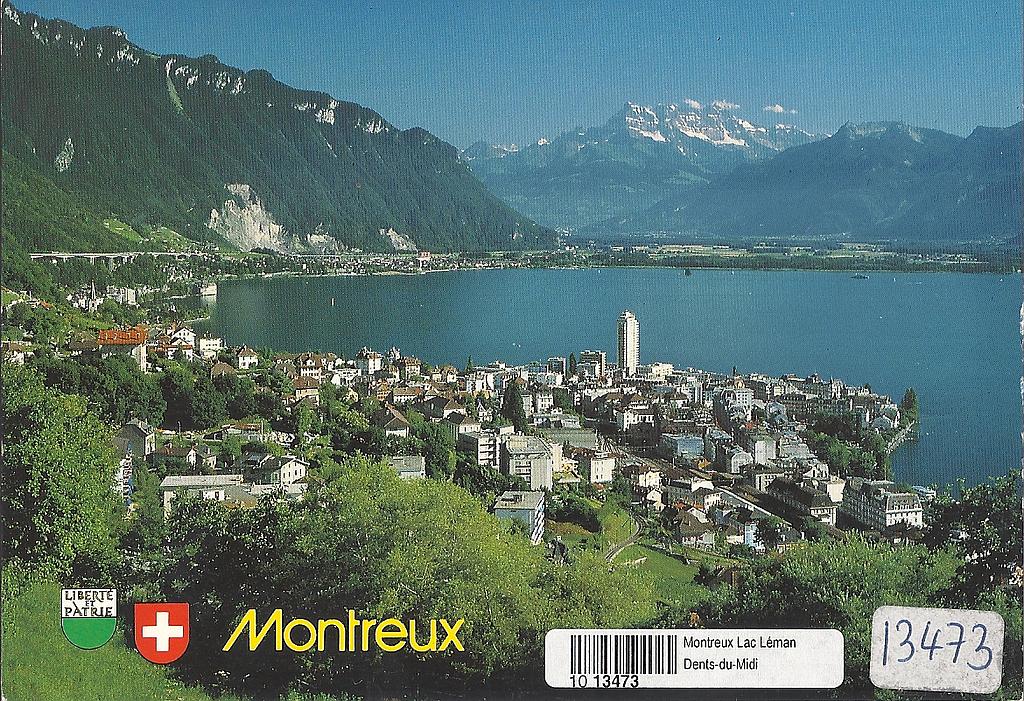 Postcards 13473 Montreux, Dents-du-Midi