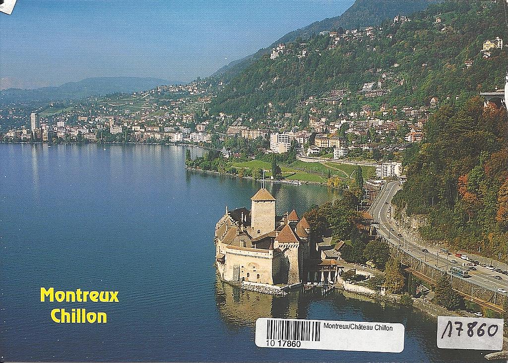 Postcards 17860 Montreux, Chateau de Chillon