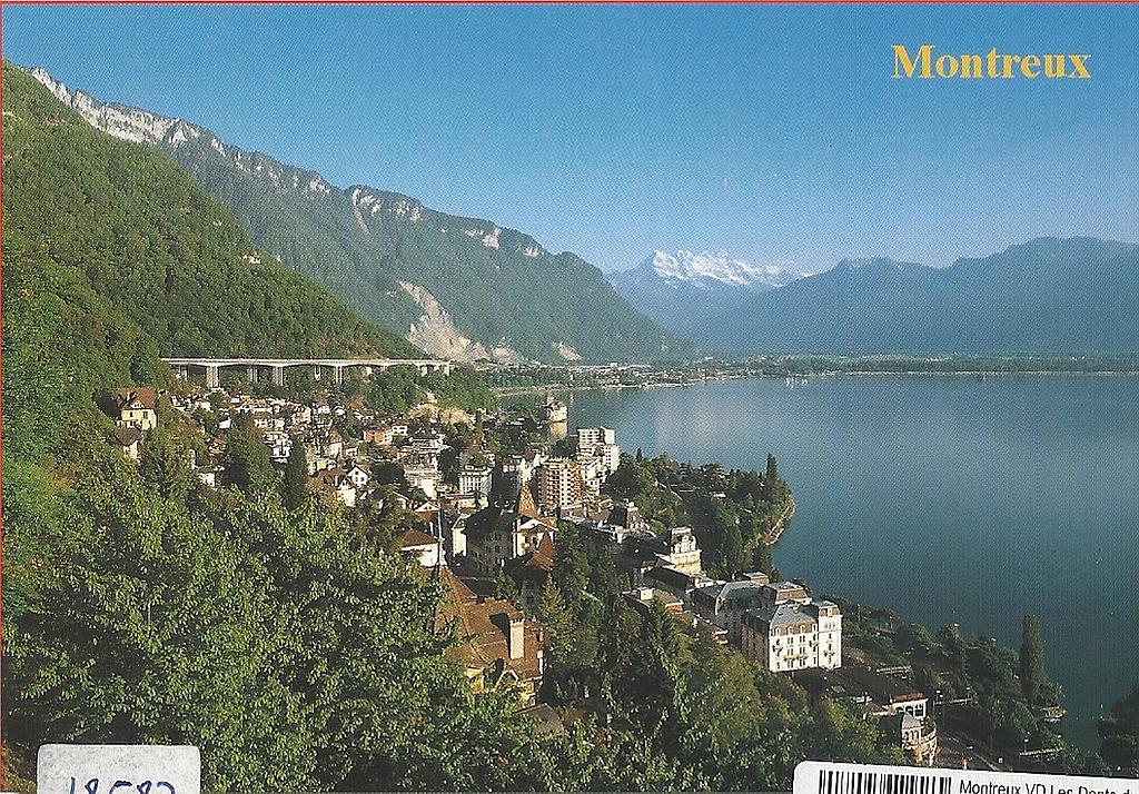 Postcards 18587 Montreux, Dents-du-Midi