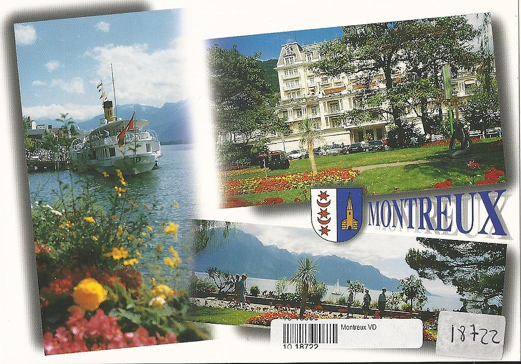 Postcards 18722 Montreux