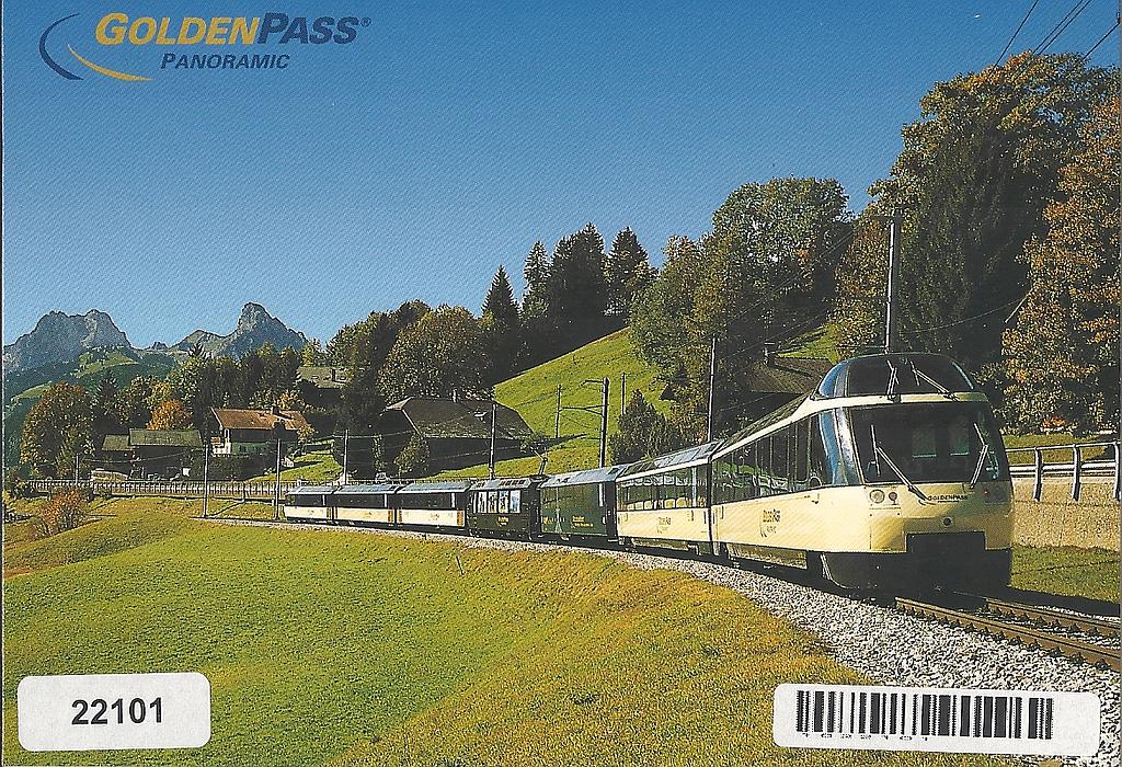 Postcards 22101 Golden Pass Panoramique