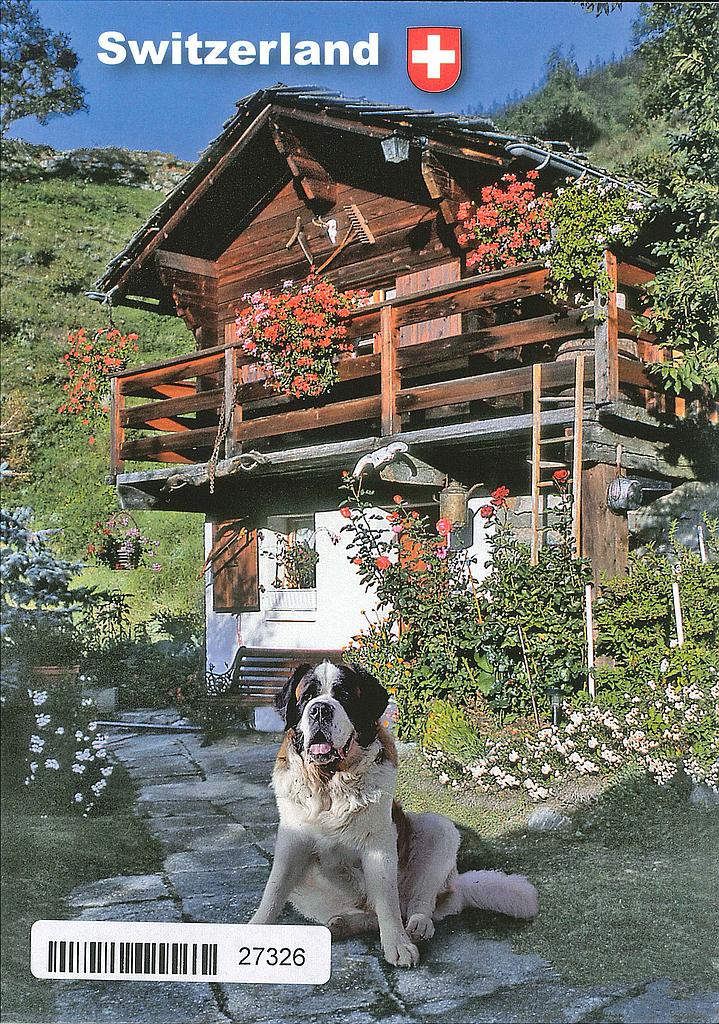 Postcards 27326 Switzerland, St-Bernard, chalet