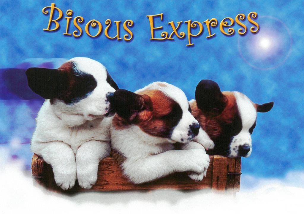 Postcards 90123 'Bisous express'