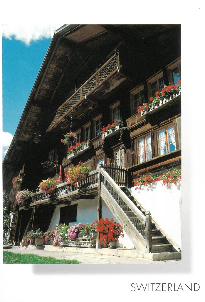 Postcards 00221 Bauernhaus, Jaun (Bellegarde)