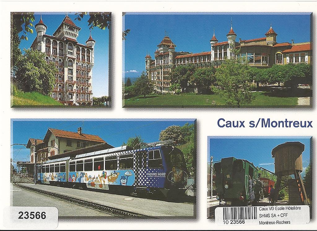 Postcards 23566 Caux - Ecole hôtelière