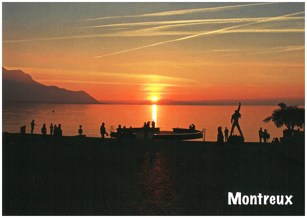 Postcards 27579 Montreux, statue Freddie Mercury