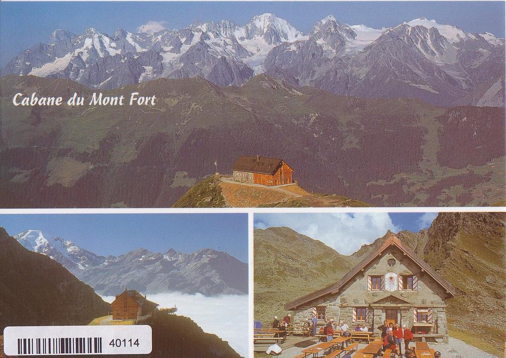 Postcards 40114 Cabanne du Mont-Fort
