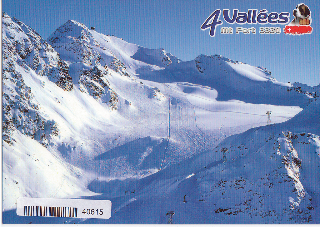 Postcards 40615 w Mont Fort, 4 Vallées