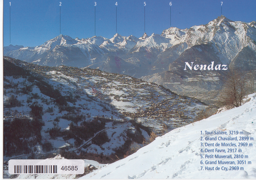 Postcards 46585 w Nendaz