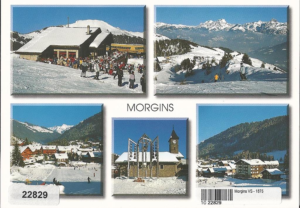 Postcards 22829 w Morgins