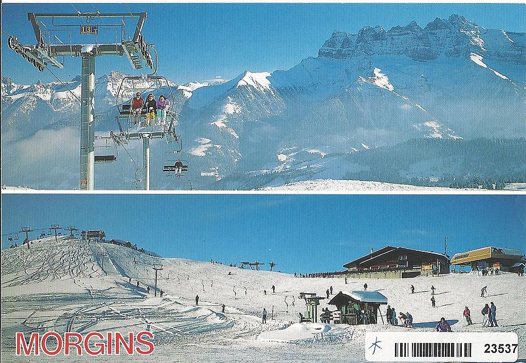 Postcards 23537 w Morgins