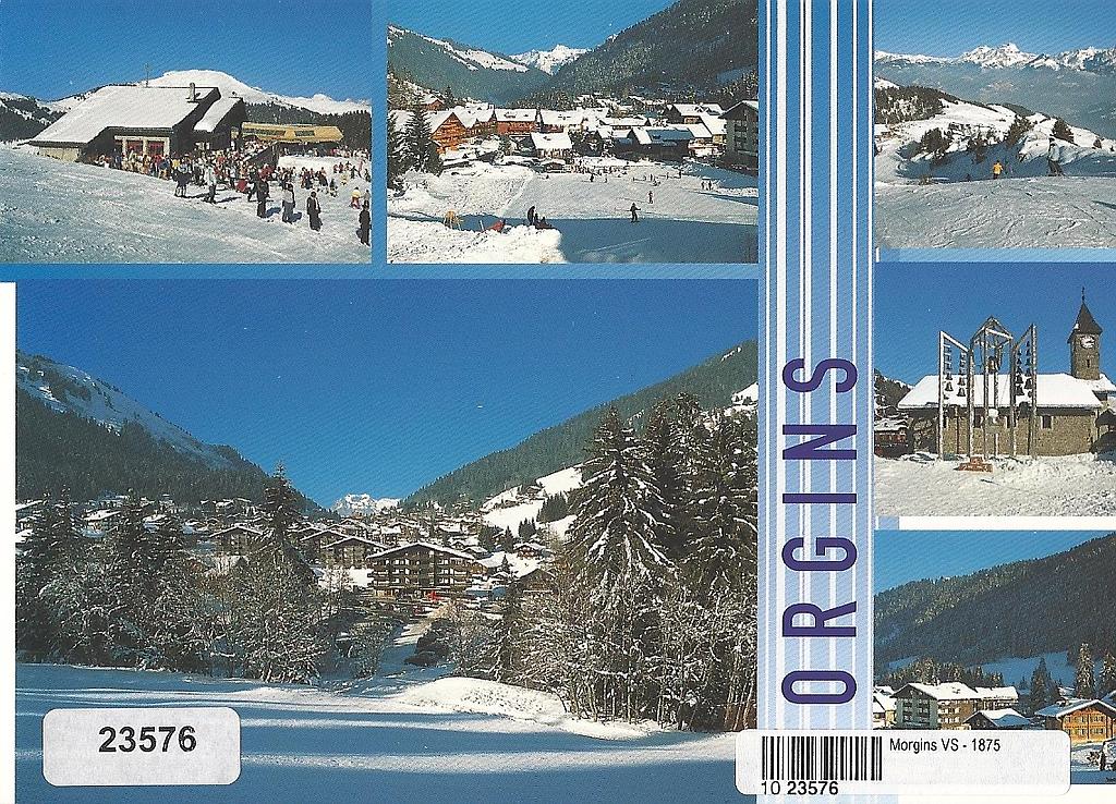 Postcards 23576 w Morgins