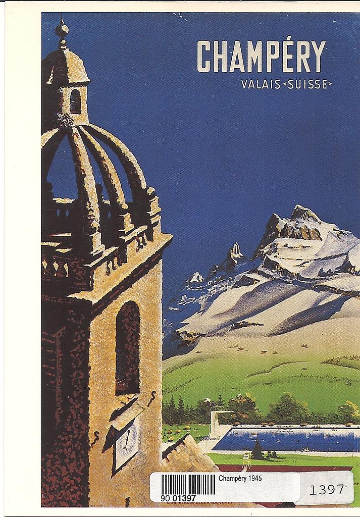 Postcards A6 Litho 01397 Champéry