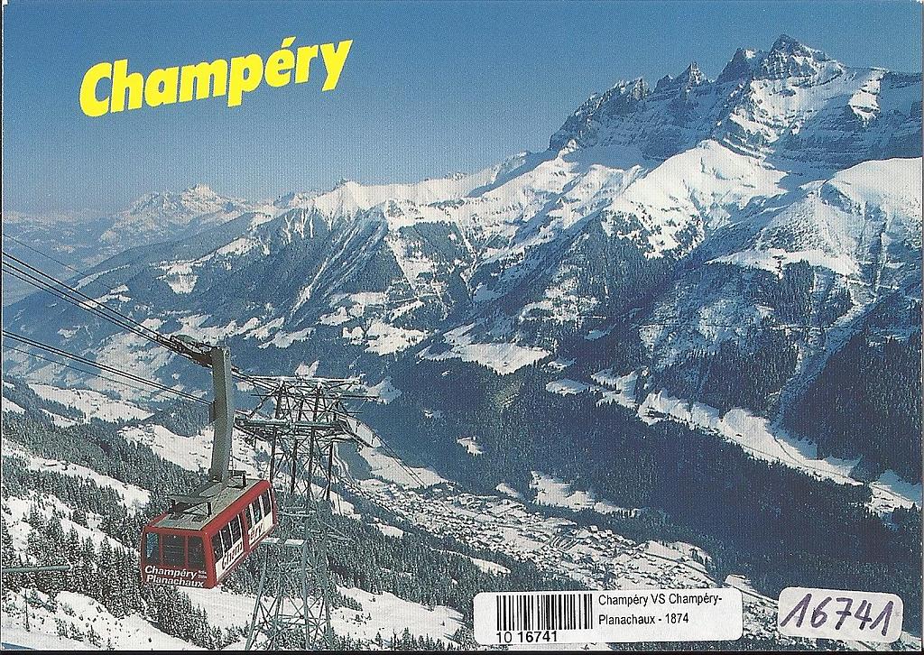Postcards 16741 w Champéry-Planachaux