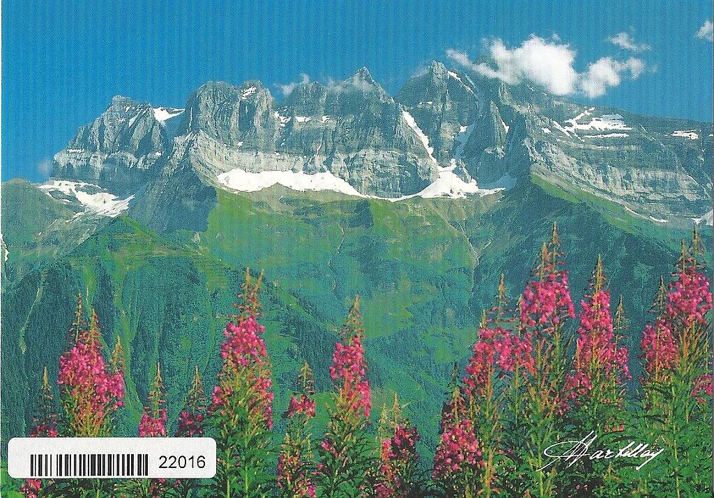 Postcards 22016 Les Dents du Midi, Val d'Illiez