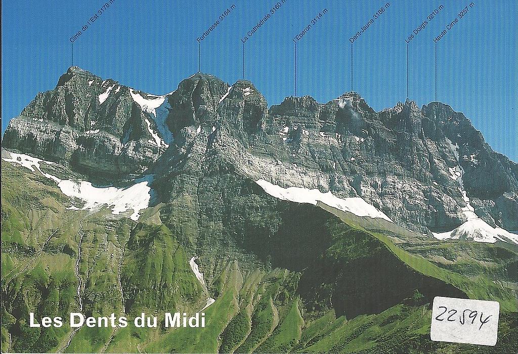 Postcards 22594 Les Dents du Midi