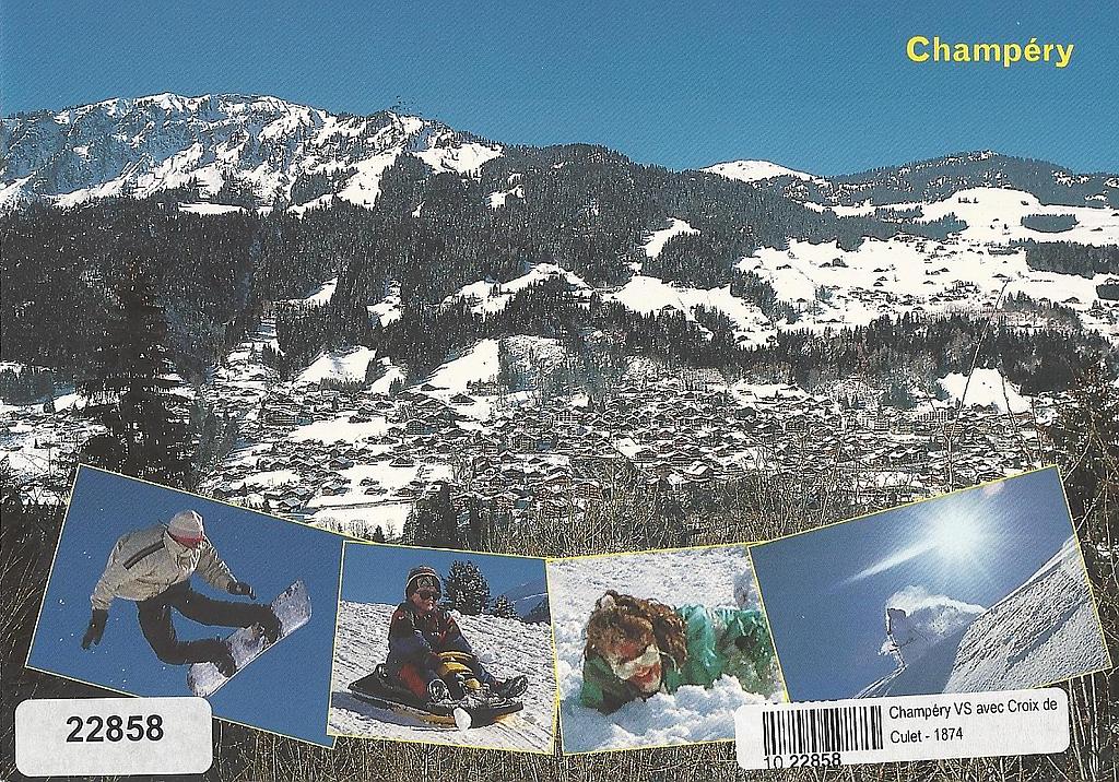 Postcards 22858 w Champéry