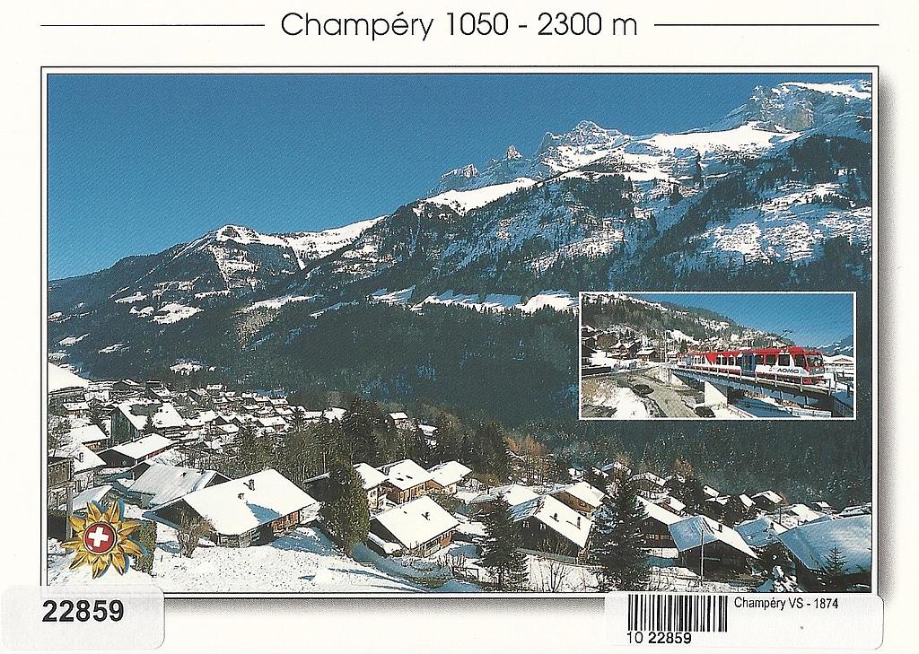 Postcards 22859 w Champéry