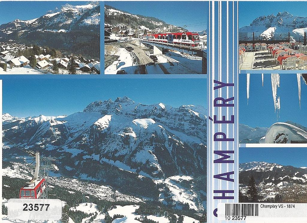 Postcards 23577 w Champéry