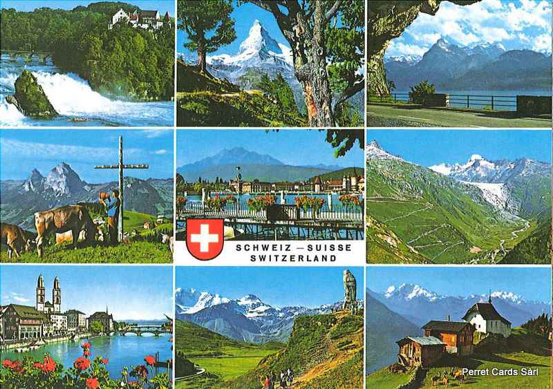 Postcards 19798  suisse en général