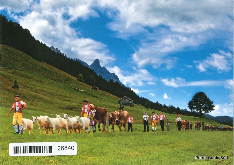 Postcards 26840 Alpabzug