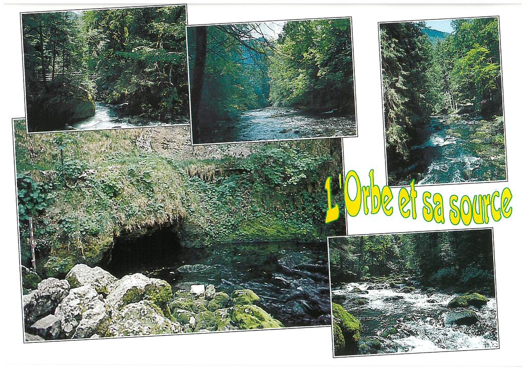 Postcards 11194 Vallorbe, L'Orbe et sa source