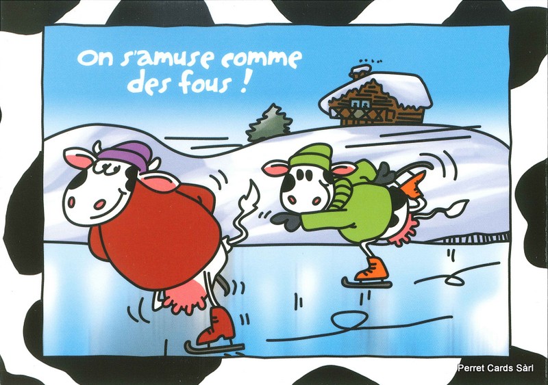 Postcards 24700 w Vaches (On s'amuse comme des fous)