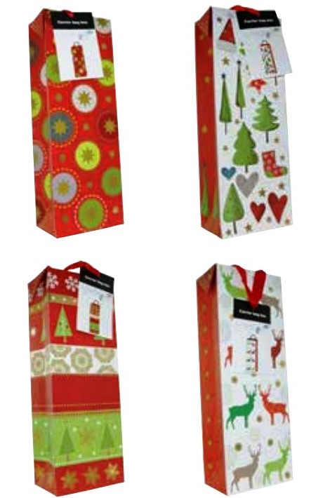 Emballages-bouteille Noël (x10 assortis) Fr. 3.90/pce