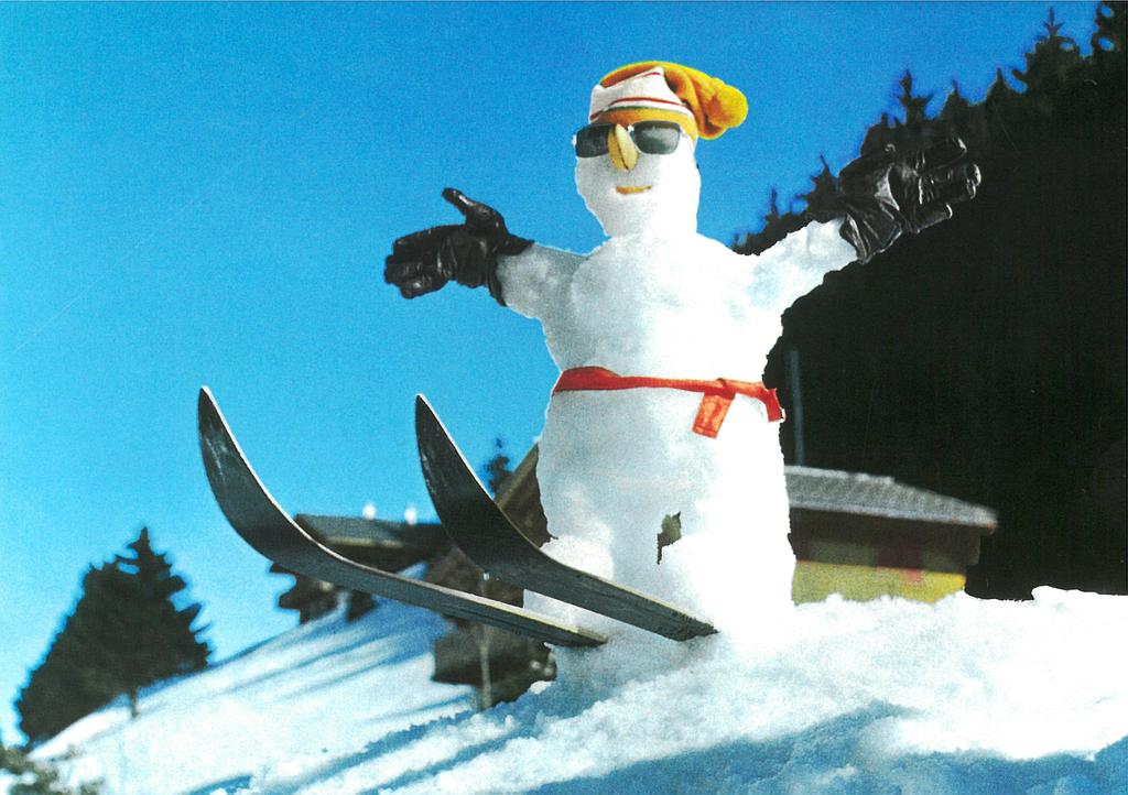 Postcards 07540 w Schneemann