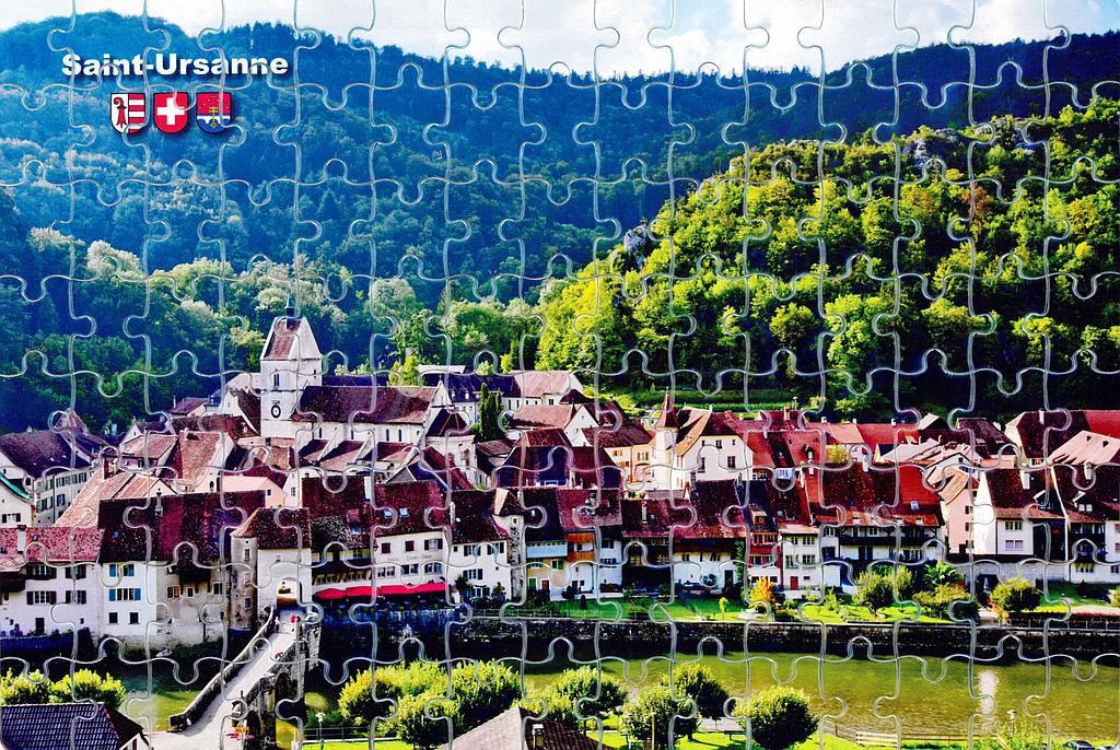 Puzzle 120 pcs St-Ursanne