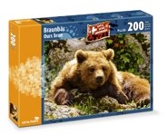 Puzzle 200 Teile Braunbär