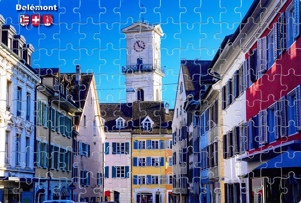 Puzzle 120 pcs Delémont