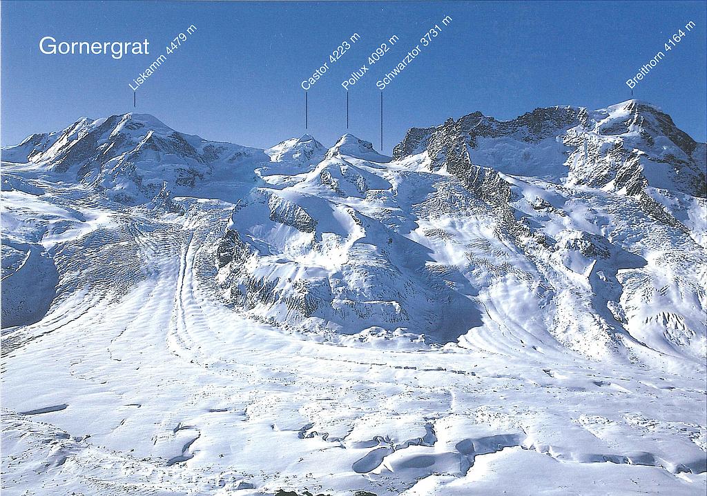 Postcards 24168 w Zermatt (Gornergrat)