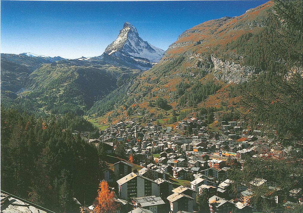 Postcards 24941 Zermatt mit Matterhorn