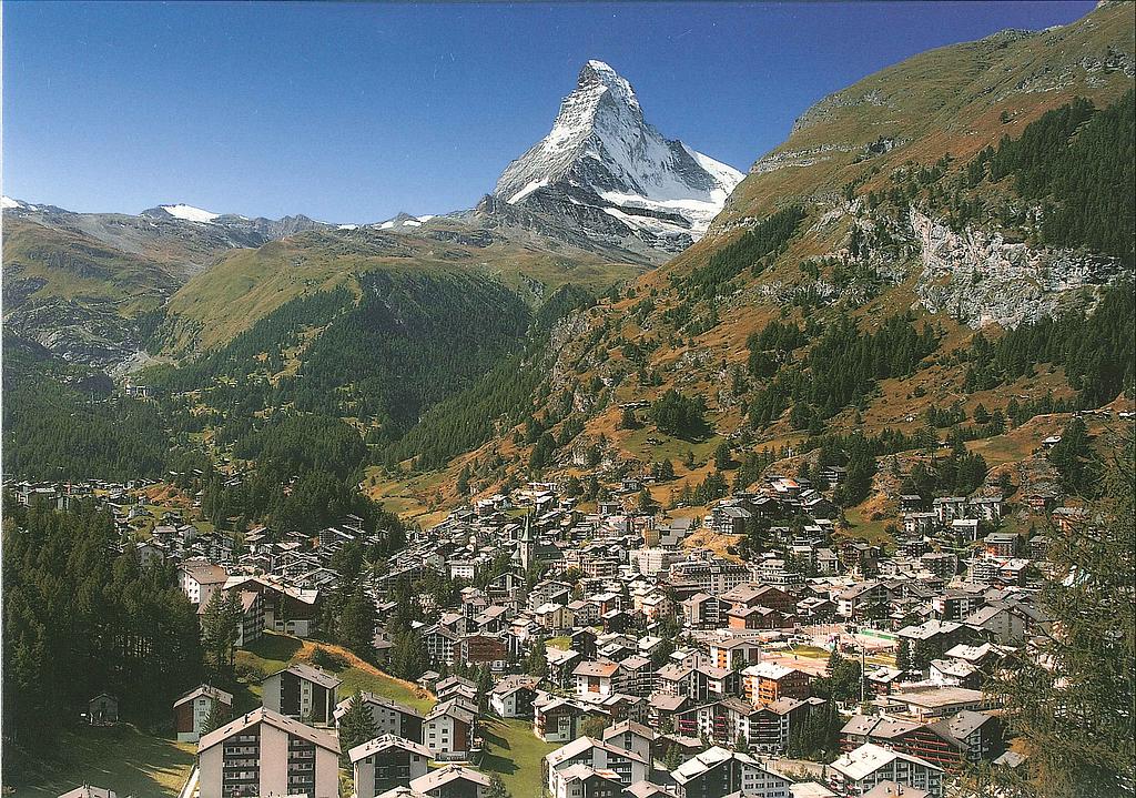 Postcards 25451 Zermatt mit Matterhorn