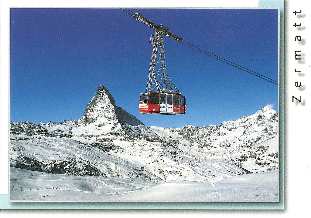 Postcards 25488 w Zermatt, Cervin (Matterhorn)