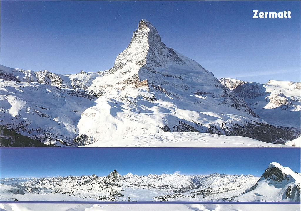 Postcards 26285 w Zermatt (Matterhorn)